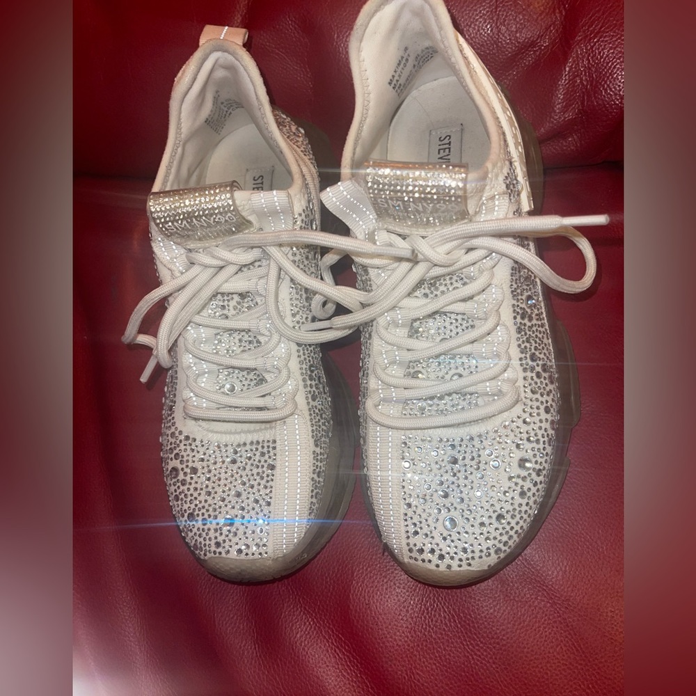 Steve Madden rhinestone sneakers